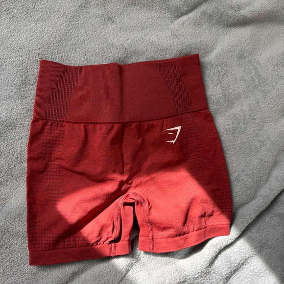 Women Gymshark red shorts - Picture 1 of 4